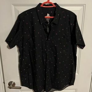 PlayStation casual short sleeve button down shirt